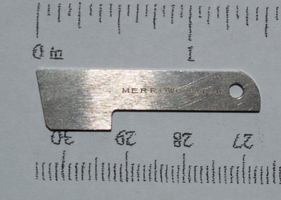  Merrow 6-91-K Lower Cutter- Like 6-91-H without Ribs Image