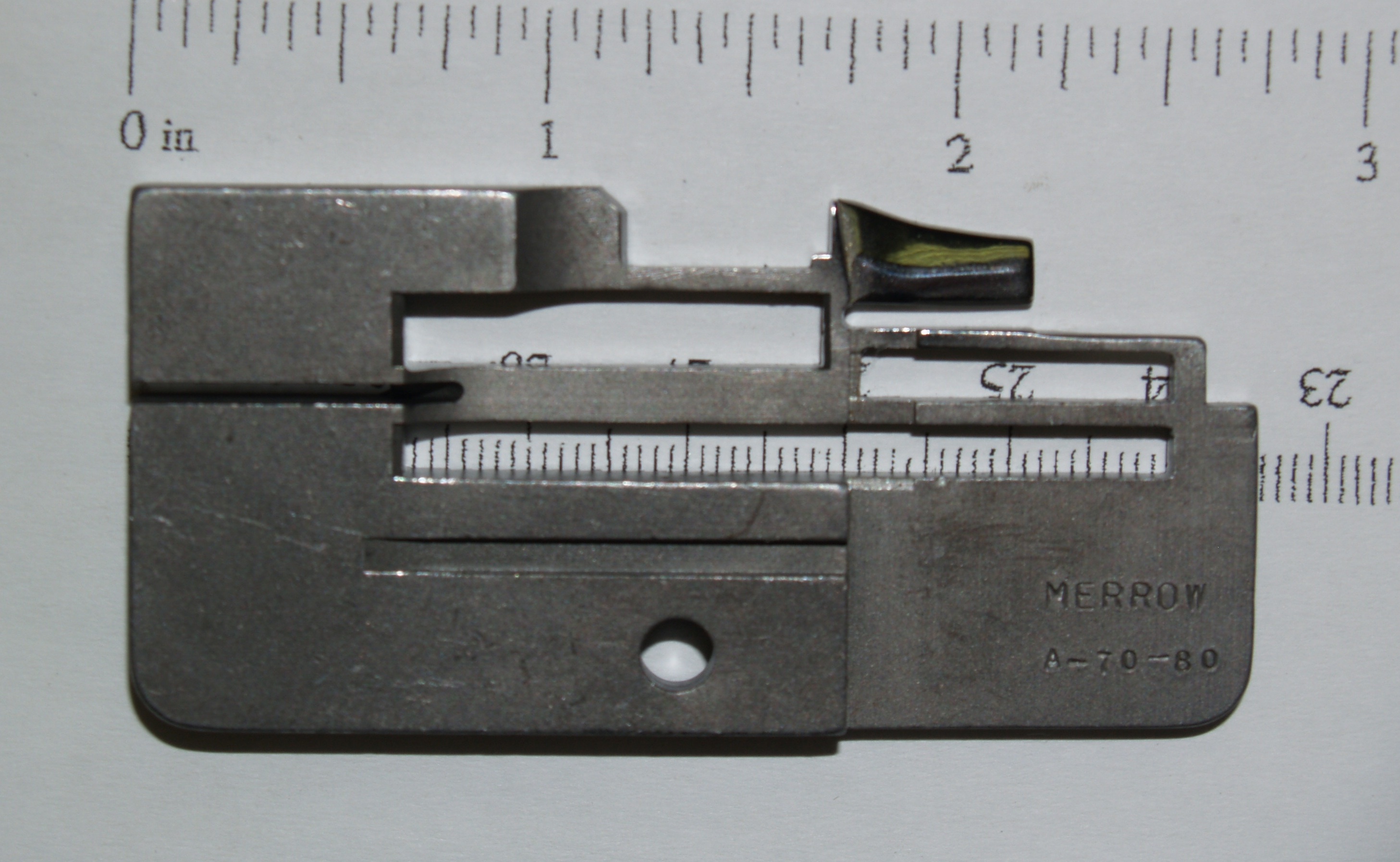 Merrow A-70-80 Needle Plate- 7-32 Double, wide Image
